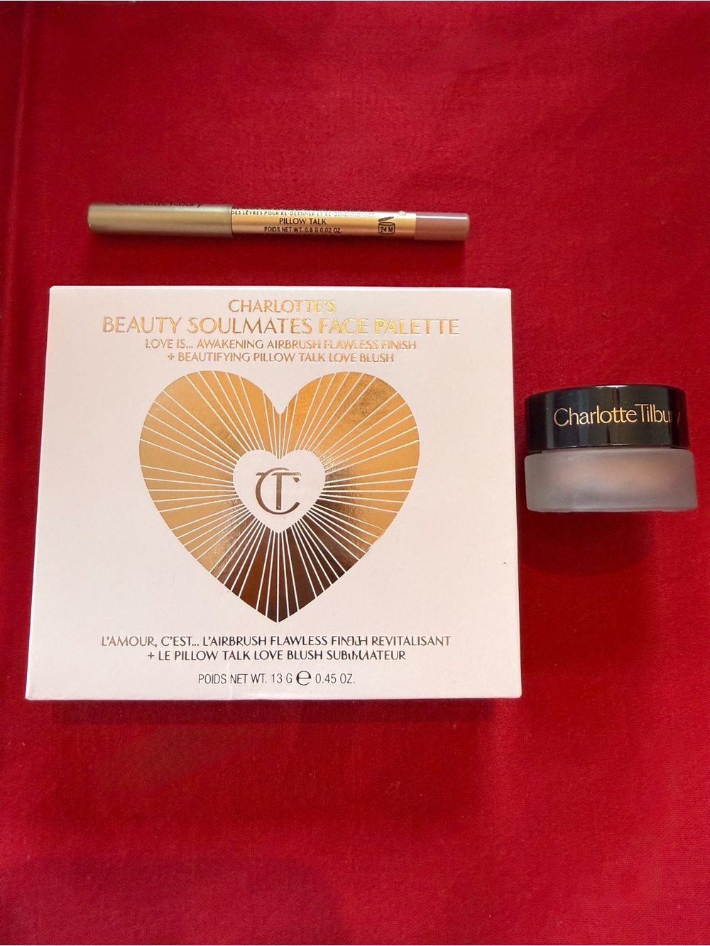 Charlotte Tilbury Bundle NEW (Face Palette, Eye Shadow, Lip Liner)